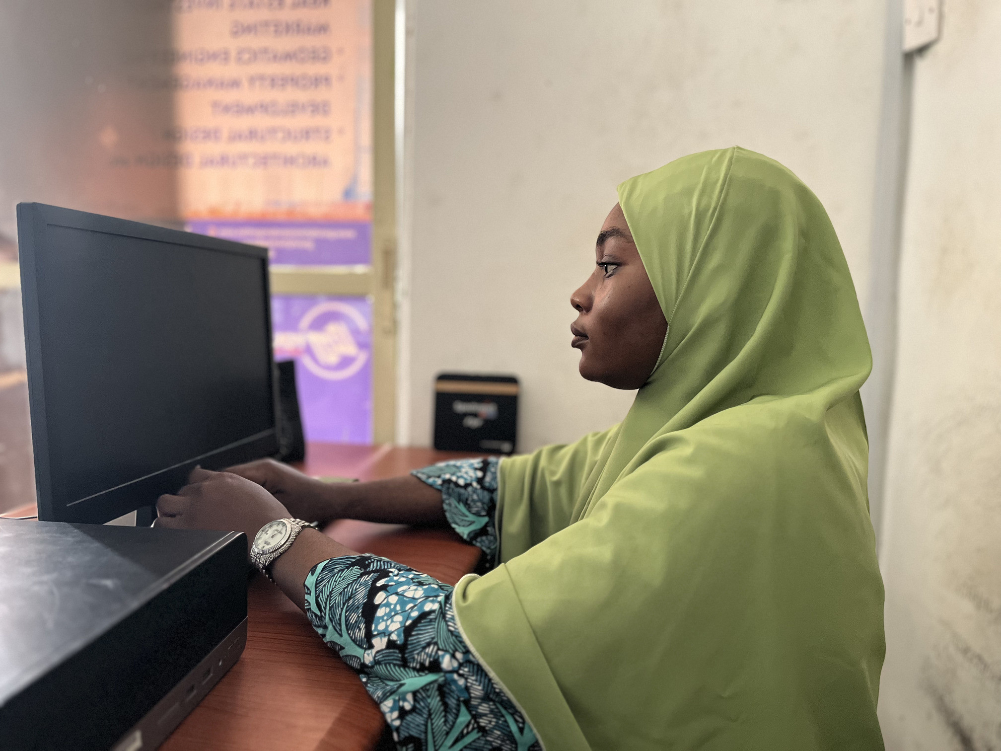 Miss. Khadija Lawal  - Secetary Geomatics Corporation